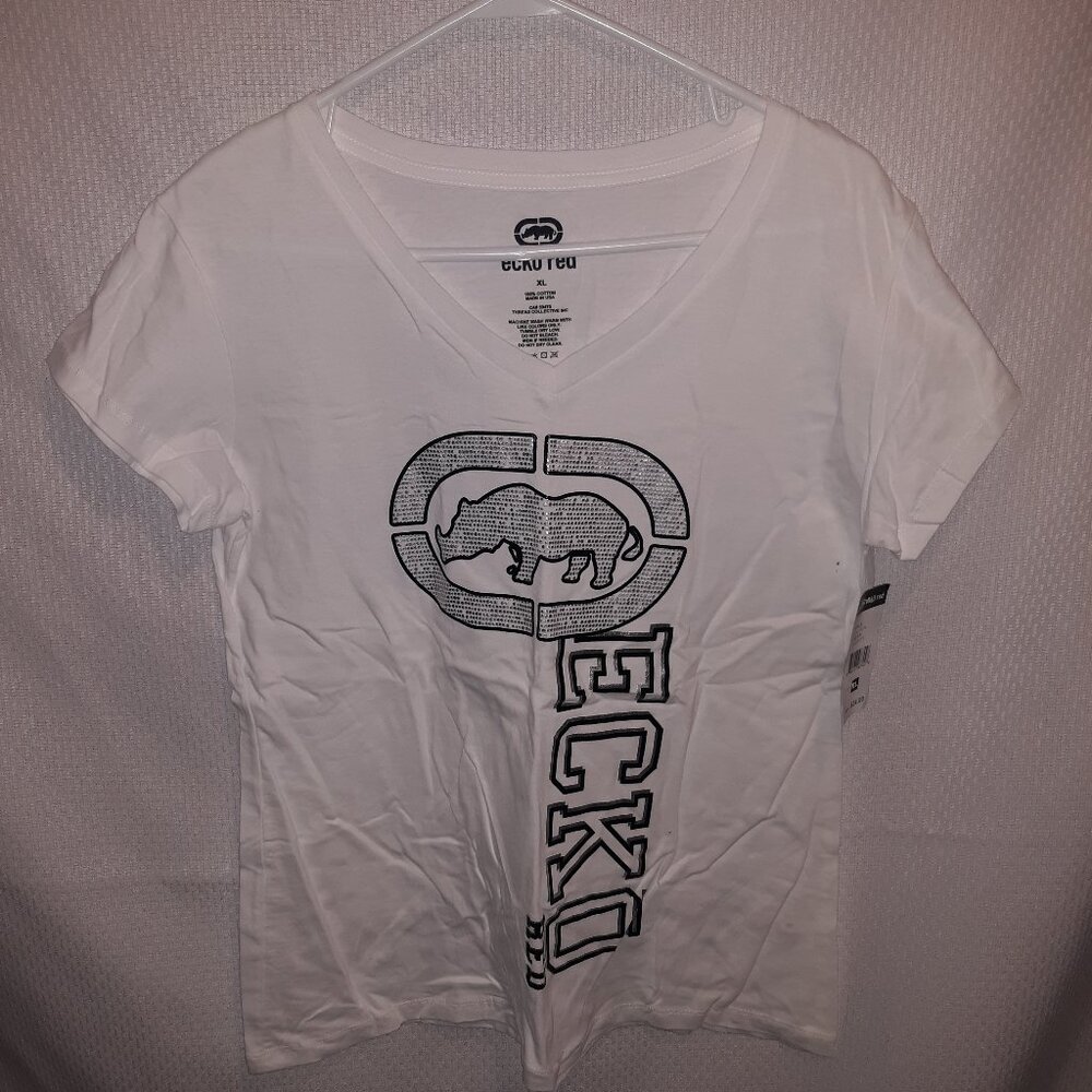 NWT Echo Red Short Sleeve Shirt - Womans